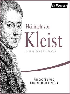 cover image of Anekdoten und andere kleine Prosa